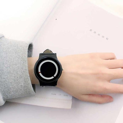 BowLift | IcoolGadgets New Arrival Trend no pointer Concept watch Simple creative brand Woman Men watches Relogio Feminino