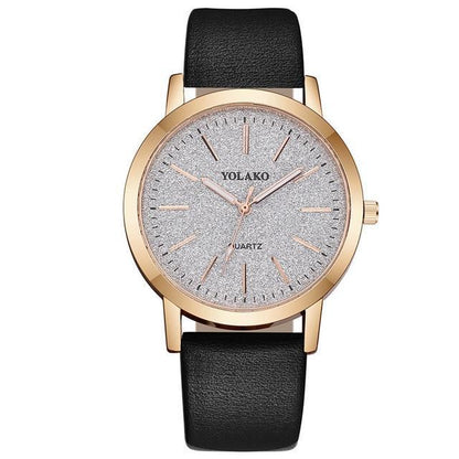 BowLift | IcoolGadgets High Quality Fashion Womens Ladies Simple Watches Geneva Faux Leather Analog Quartz Wrist Watch clock saat Gift
