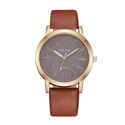 BowLift | IcoolGadgets High Quality Fashion Womens Ladies Simple Watches Geneva Faux Leather Analog Quartz Wrist Watch clock saat Gift