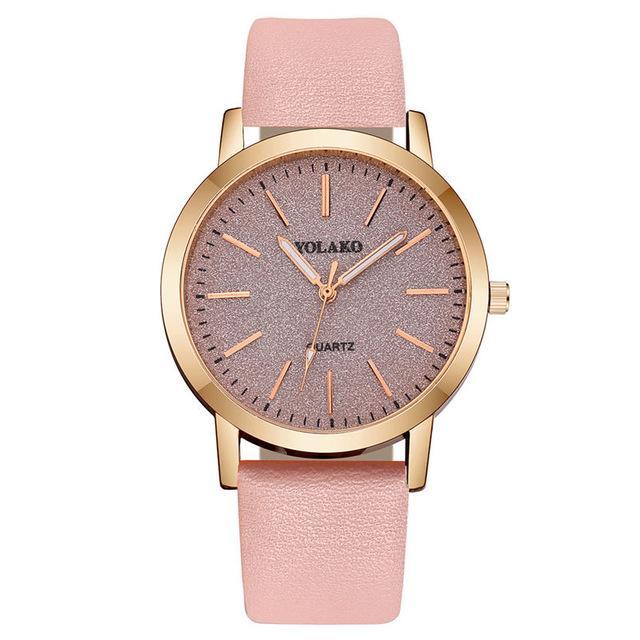 BowLift | IcoolGadgets High Quality Fashion Womens Ladies Simple Watches Geneva Faux Leather Analog Quartz Wrist Watch clock saat Gift