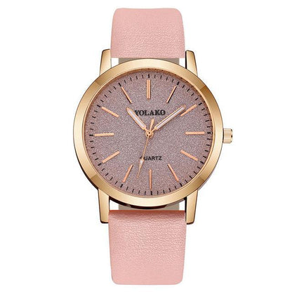 BowLift | IcoolGadgets High Quality Fashion Womens Ladies Simple Watches Geneva Faux Leather Analog Quartz Wrist Watch clock saat Gift