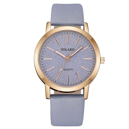 BowLift | IcoolGadgets High Quality Fashion Womens Ladies Simple Watches Geneva Faux Leather Analog Quartz Wrist Watch clock saat Gift