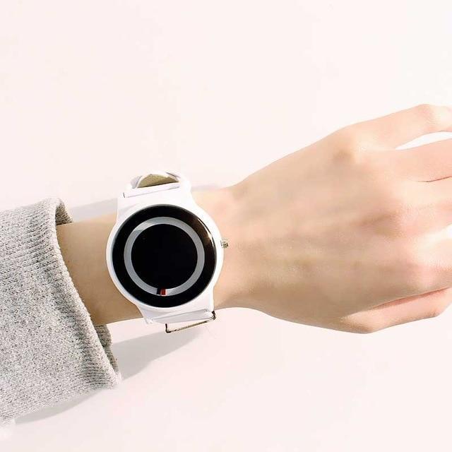 BowLift | IcoolGadgets New Arrival Trend no pointer Concept watch Simple creative brand Woman Men watches Relogio Feminino