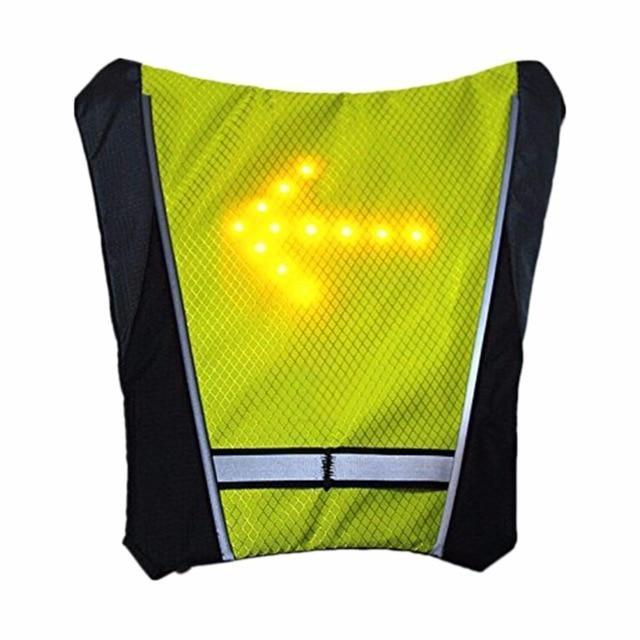 BowLift | Turn Signal Cycling Reflective Safety LED Vest Cyclist Outdoor Waterproof