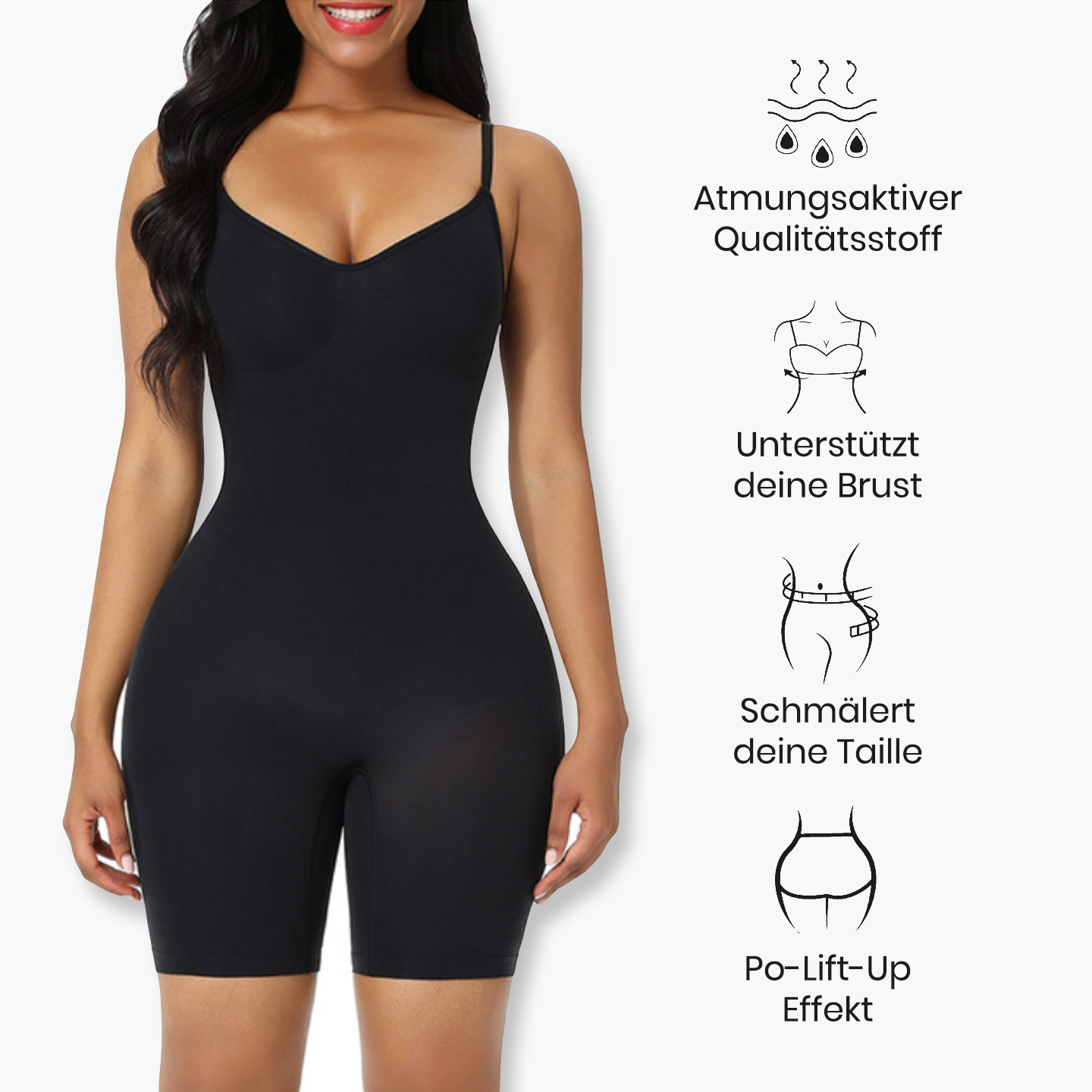 Sculpting Shapewear Bodysuit with Shorts – Perfect Figure and Comfort for Any Occasion Skanto