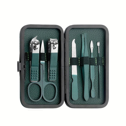 BowLift | Stainless Steel Grooming Set | 7, 13, or 24-Piece Kits for Manicures & Pedicures at Home or Travel