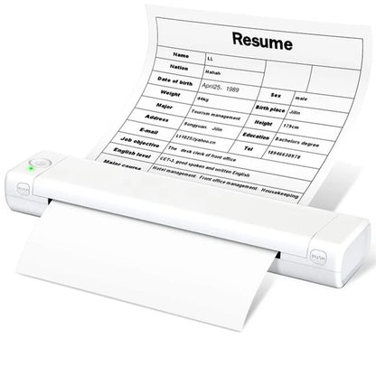 Skanto | Ultimate Wireless A4 Thermal Printer - Compatible with Android, iOS & Laptops