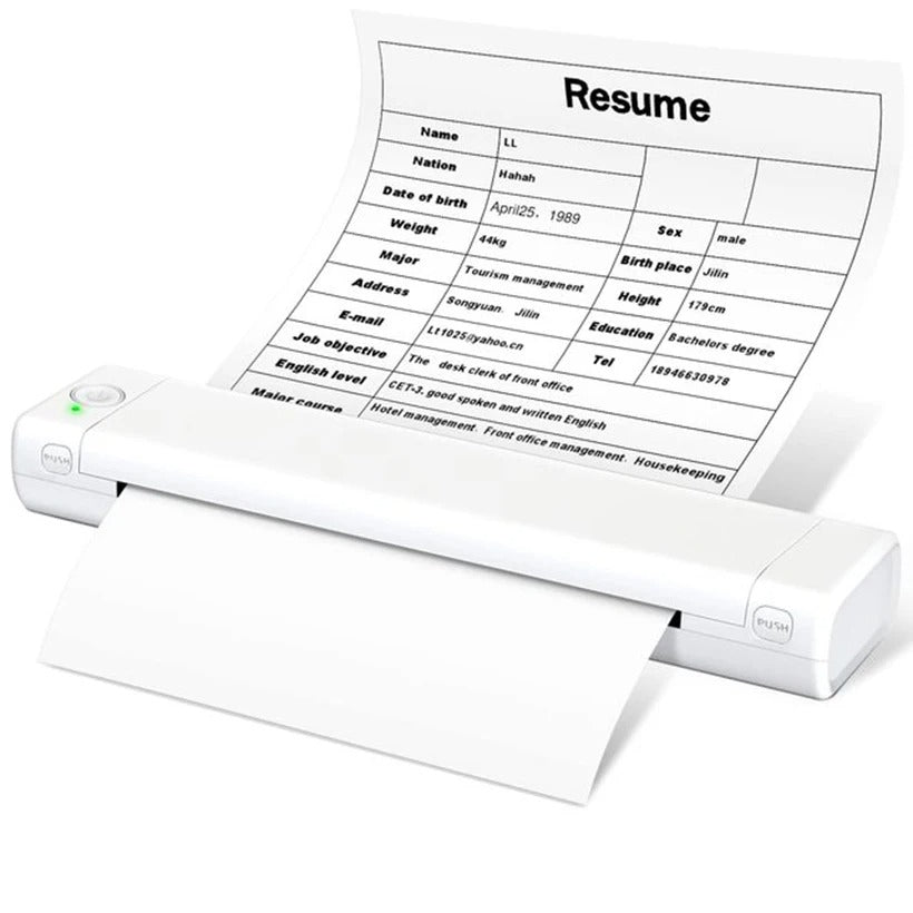 BowLift | Ultimate Wireless A4 Thermal Printer - Compatible with Android, iOS & Laptops