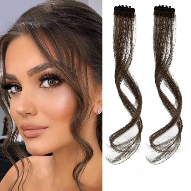 Skanto | Two Front Side Curly Clip-In Bangs