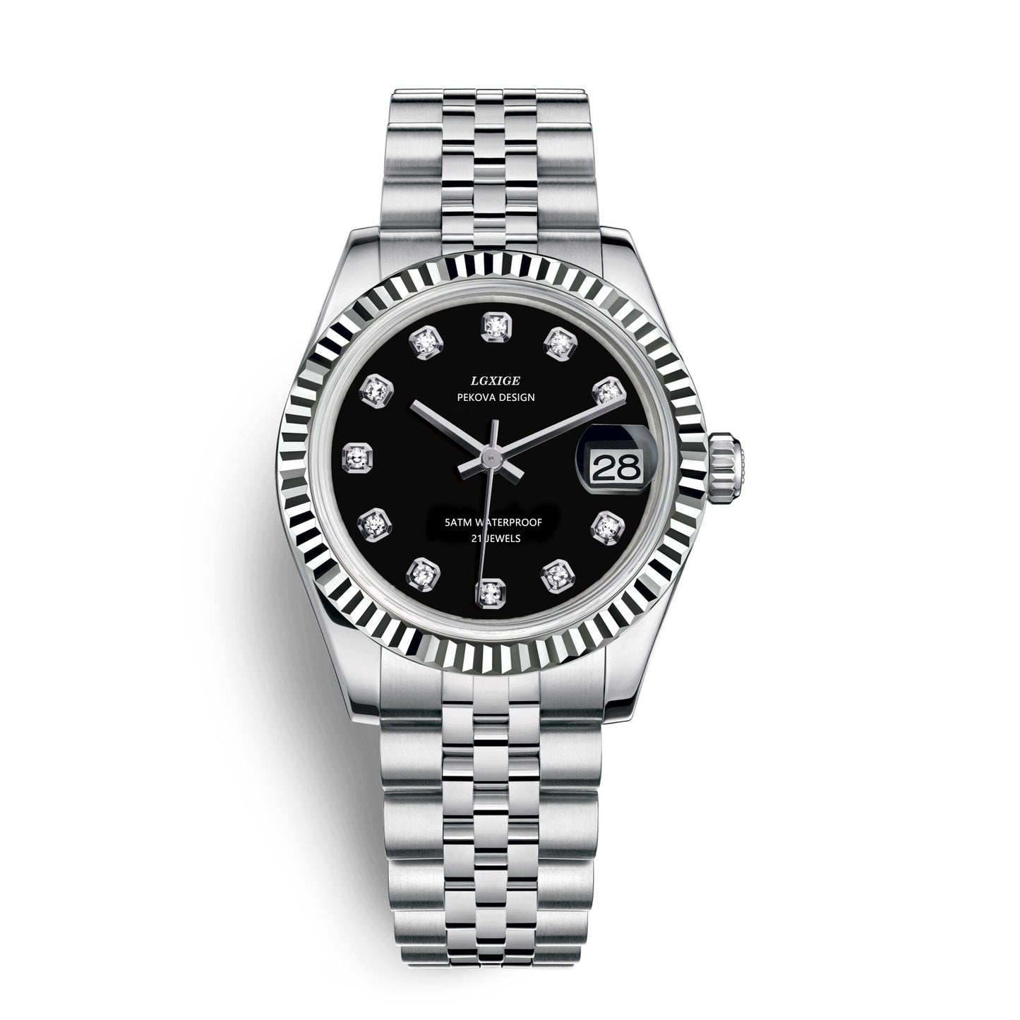 Skanto | Classic Stainless Steel Watch No. 296 – Timeless Elegance & Modern Precision