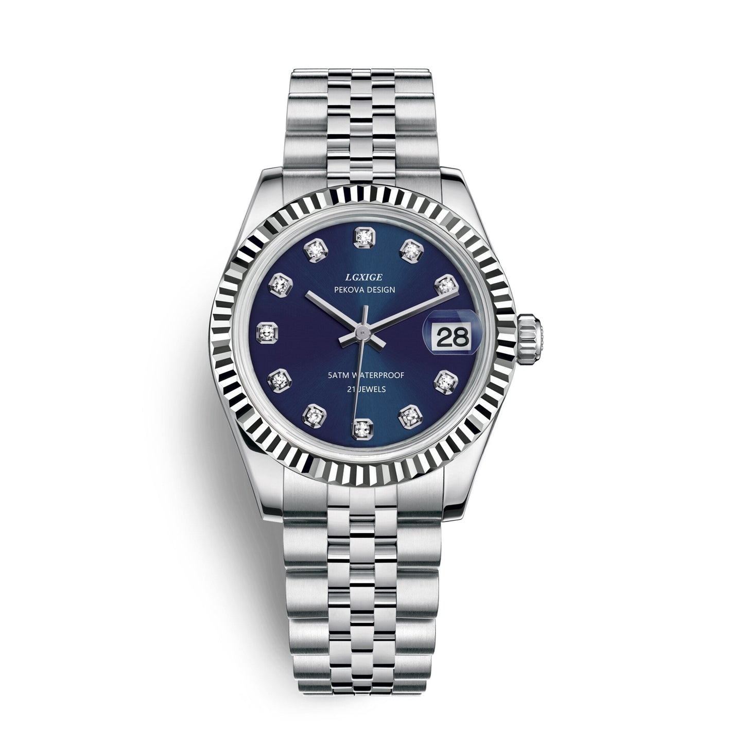 Skanto | Classic Stainless Steel Watch No. 296 – Timeless Elegance & Modern Precision