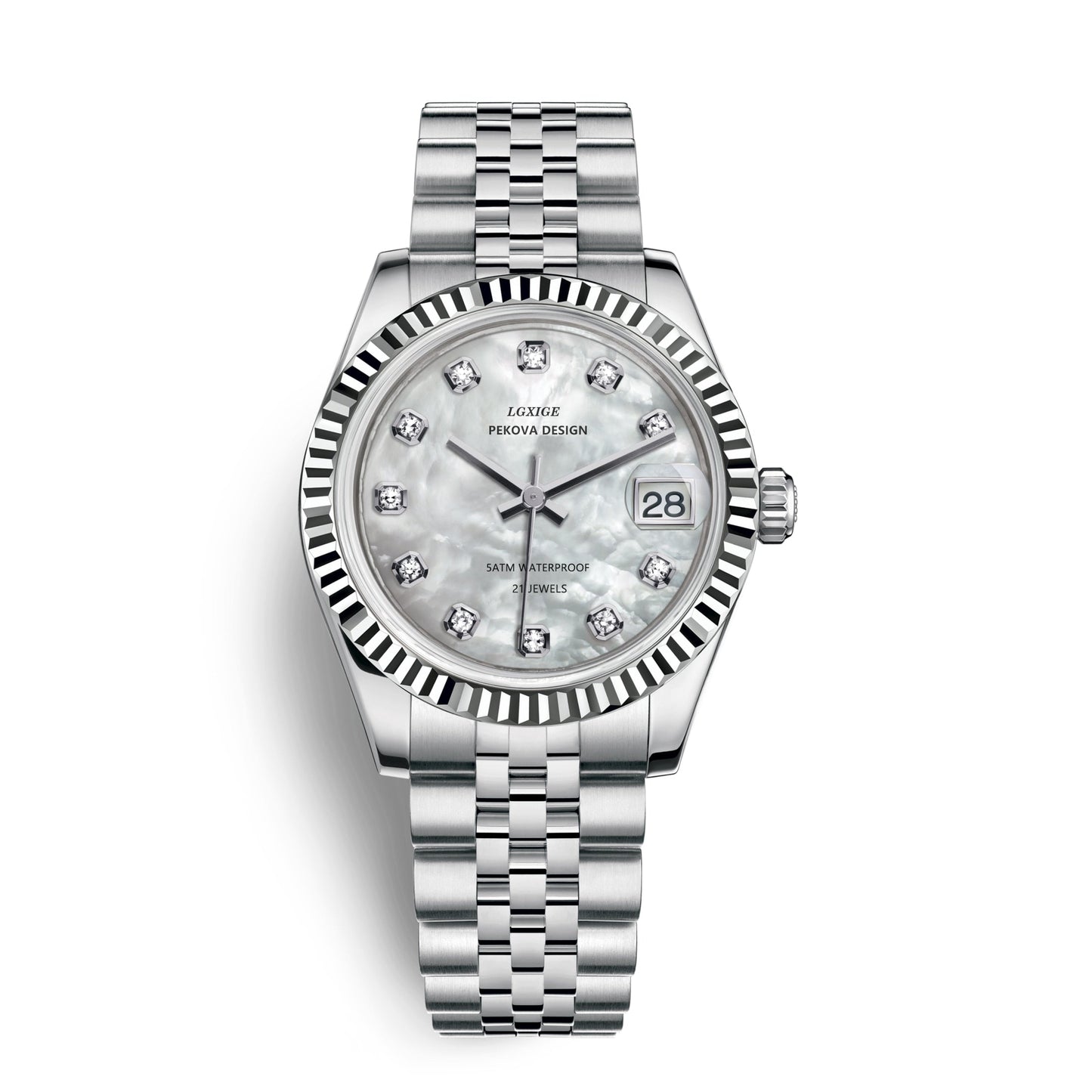Skanto | Classic Stainless Steel Watch No. 296 – Timeless Elegance & Modern Precision