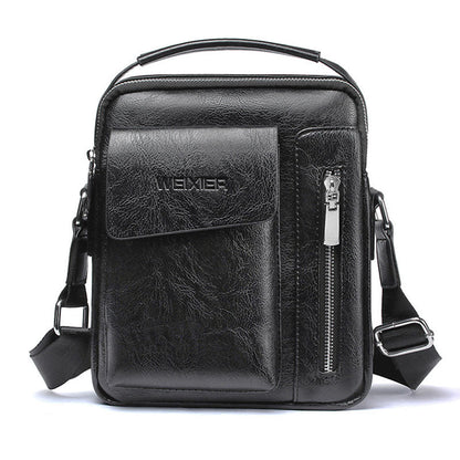 BowLift | Luxury Shoulder Bag for Men – PU Leather Crossbody Satchel with Adjustable Strap