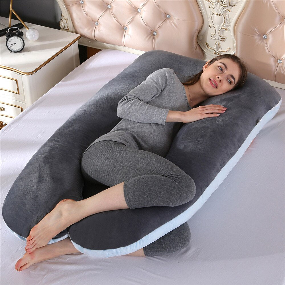 Sandsberg | Side Sleeper Pillow | Ergonomic U-Shape Body Support | Multiple Colors