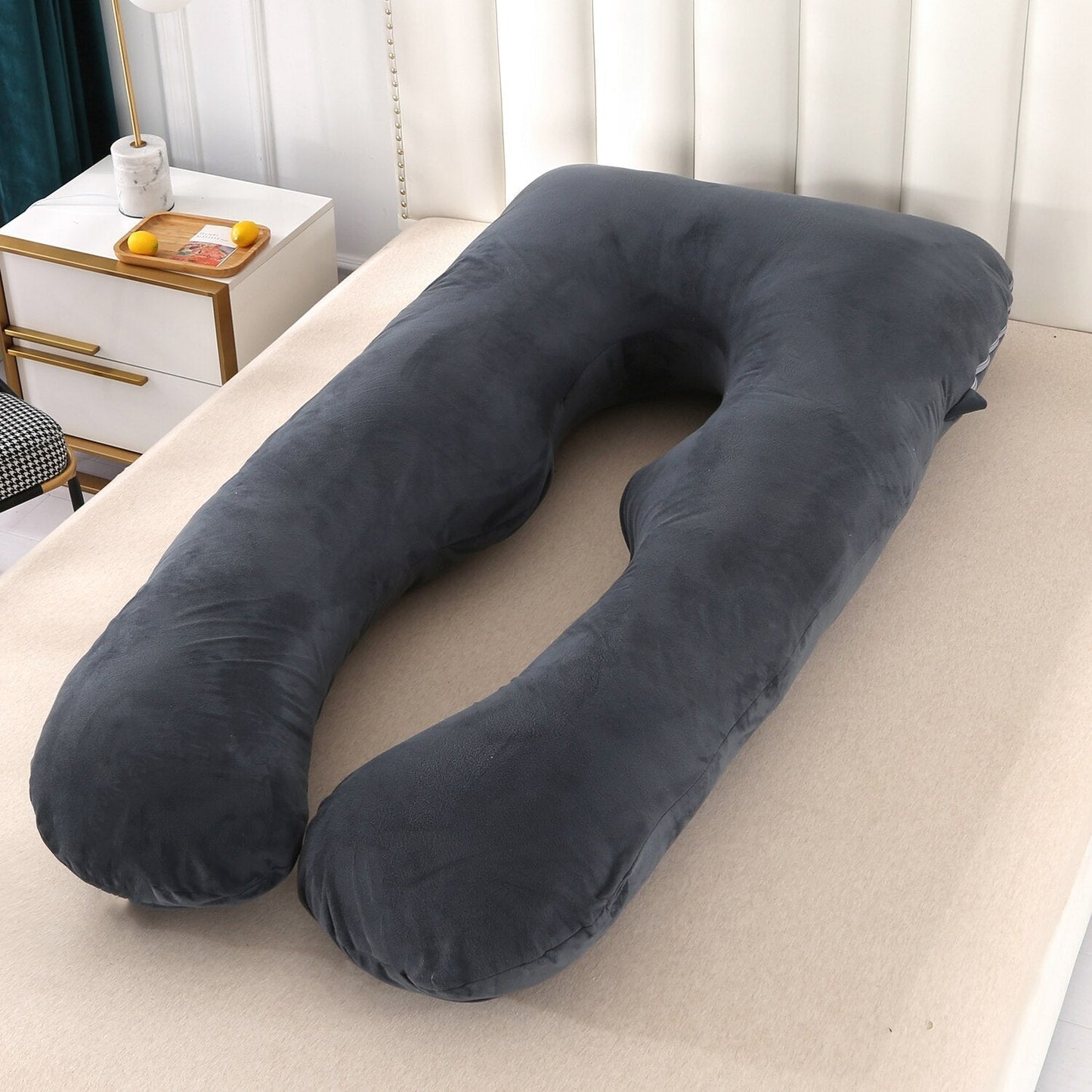 Sandsberg | Side Sleeper Pillow | Ergonomic U-Shape Body Support | Multiple Colors