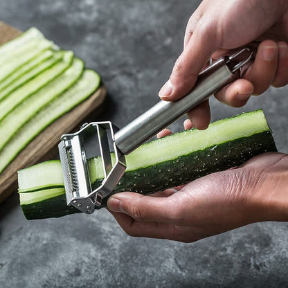 Stainless Steel Vegetable Peeler Kitchen Potato Peeler Metal Grater | Brehn