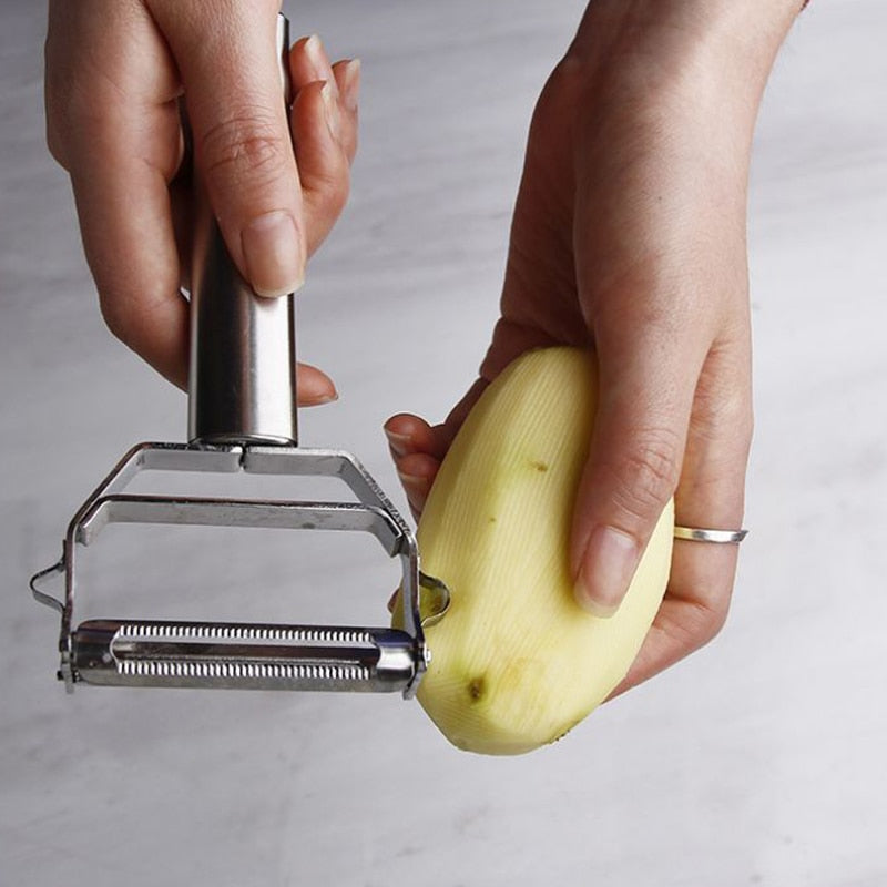 Stainless Steel Vegetable Peeler Kitchen Potato Peeler Metal Grater | Brehn