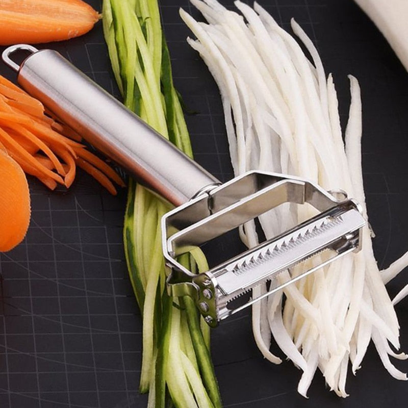 Stainless Steel Vegetable Peeler Kitchen Potato Peeler Metal Grater | Brehn