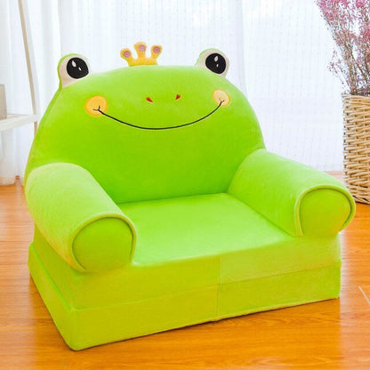BowLift | VelvetNest Kids Bench – Foldable Children's Bench with Soft Velvet Cover and Lightweight Design