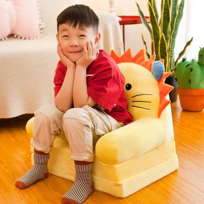 BowLift | VelvetNest Kids Bench – Foldable Children's Bench with Soft Velvet Cover and Lightweight Design