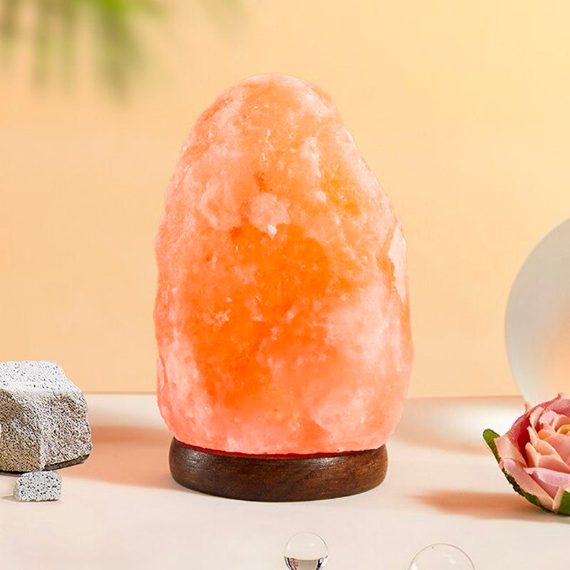 Genuine 2 to 3 kg Himalayan salt lamp with soft lighting | Brehn