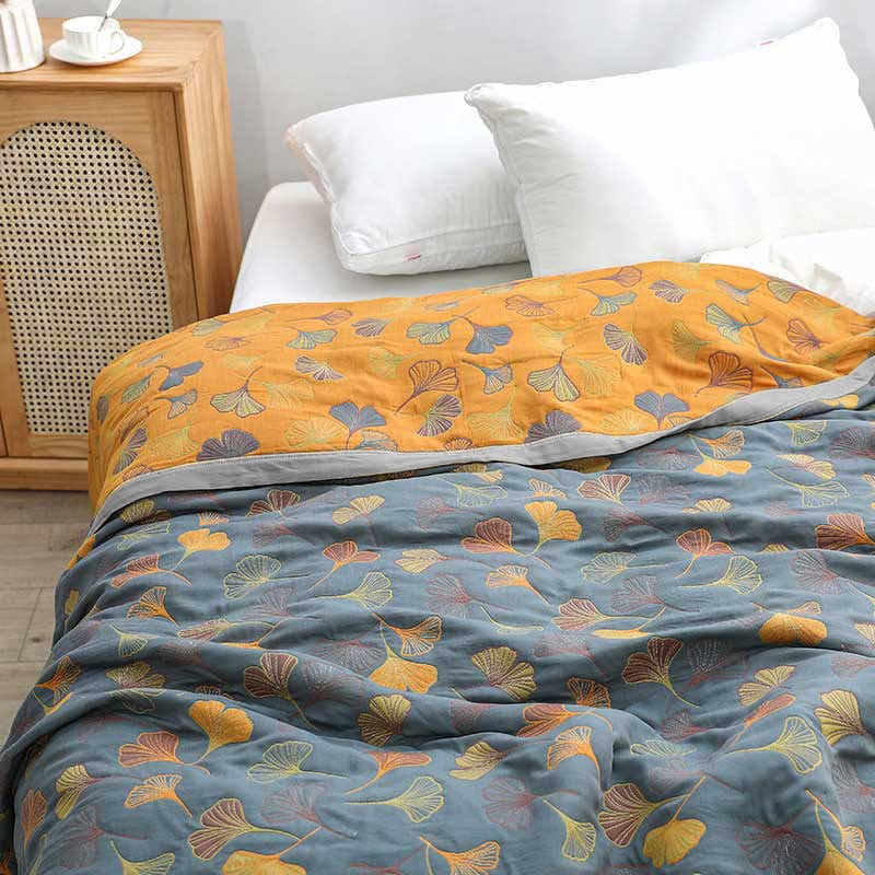 BowLift | Luxurious Duvet with Elegant Leaf Pattern – Premium Cotton