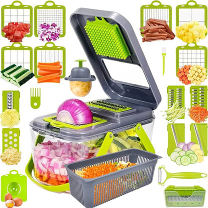 Skanto | Stainless Steel Manual Dicer Vegetable Cutter