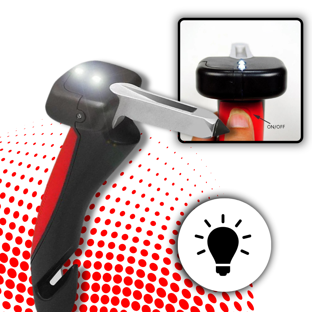 Versatile Car Safety Hammer