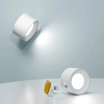 Skanto | Battery Powered Wall Light | Rechargeable, 360° Adjustable & Wireless for Bedrooms, Hallways & Reading Nooks