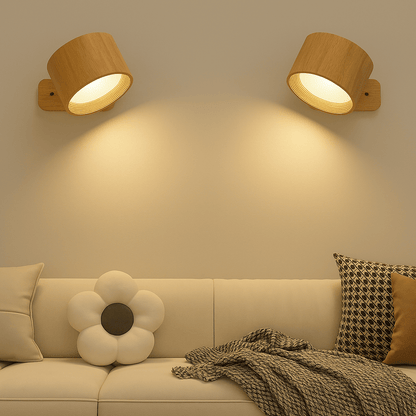 Skanto | Battery-Powered Wall Lamp | Rechargeable, 360° Adjustable & Wireless for Modern Interiors