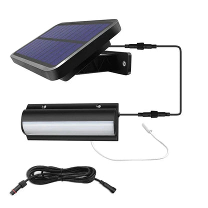 Skanto | Solar Pendant Outdoor Lighting | Double or Single Head, IP65 Waterproof & Solar Powered for Patios, Barns, and Indoor Use