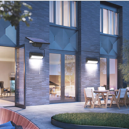 Skanto | Modern Solar-Powered Outdoor LED Wall Light