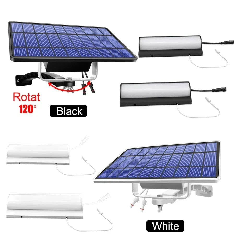 Skanto | Solar Pendant Outdoor Lighting | Double or Single Head, IP65 Waterproof & Solar Powered for Patios, Barns, and Indoor Use
