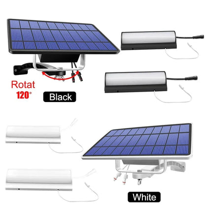 Skanto | Solar Pendant Outdoor Lighting | Double or Single Head, IP65 Waterproof & Solar Powered for Patios, Barns, and Indoor Use