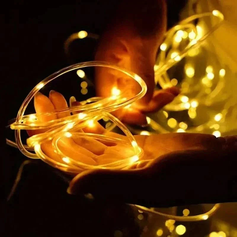 Skanto | Solar LED String Lights – Outdoor Waterproof Rope