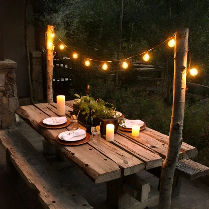 FairyFlicker Light Chains - Luxurious Terrace Lighting with Waterproof Protection | Skanto