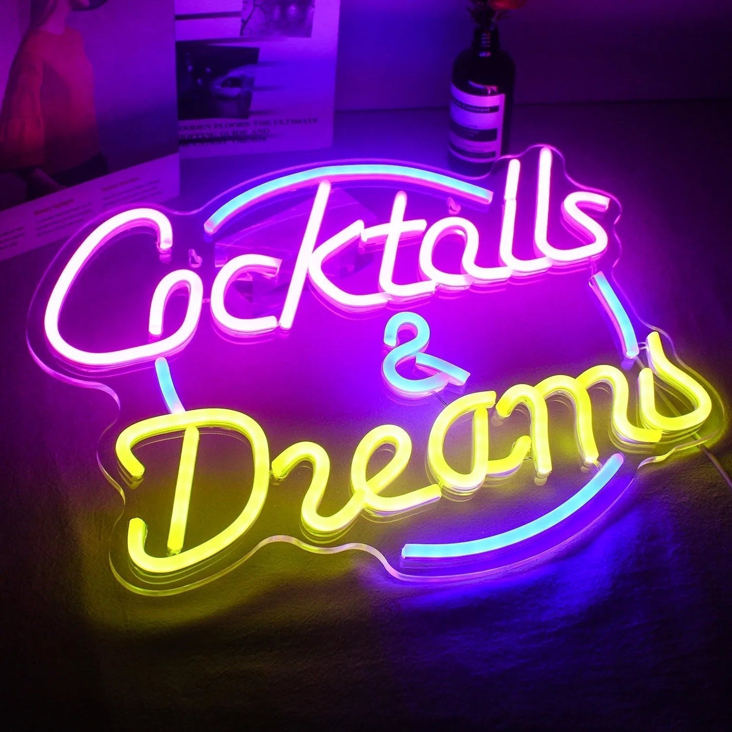 Skanto | Lively Cocktails & Beer LED Neon Sign