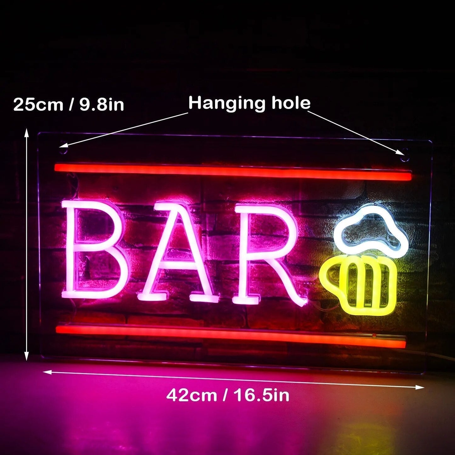 Skanto | Lively Cocktails & Beer LED Neon Sign