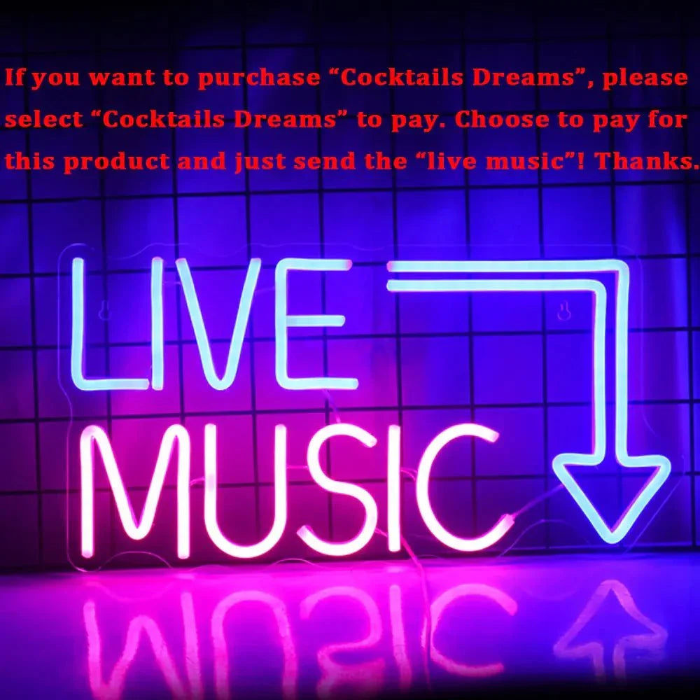 Skanto | Lively Cocktails & Beer LED Neon Sign