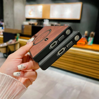 Skanto | Leather Case for Samsung Phone | Magnetic Wireless Charging Case