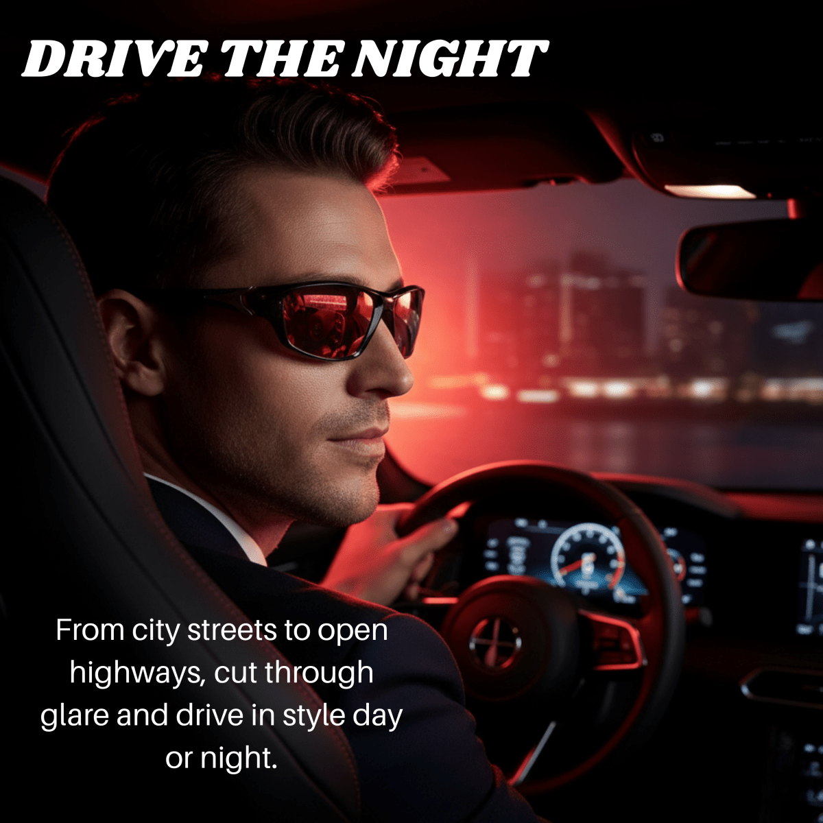 Polarized Wraparound Sunglasses