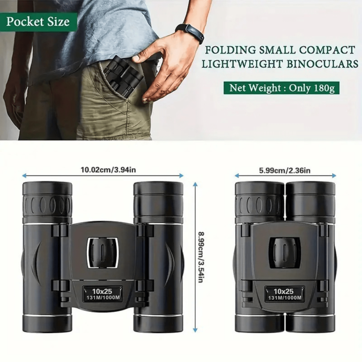 BowLift | VISIONPRO – HD 40x22 Binoculars with Long-Distance Clarity