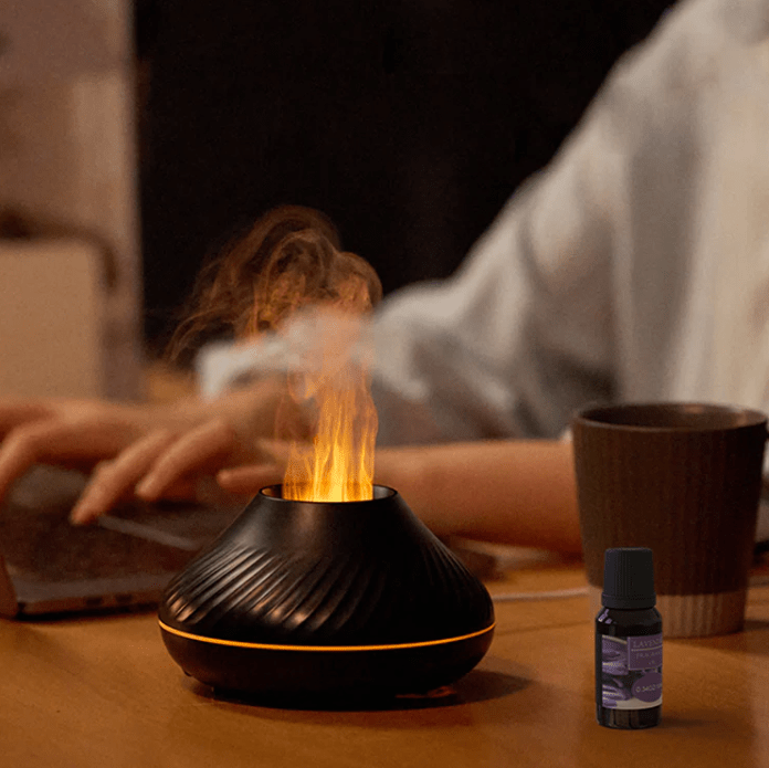 Skanto | Volcano Flame Effect Humidifier and Aroma Diffuser