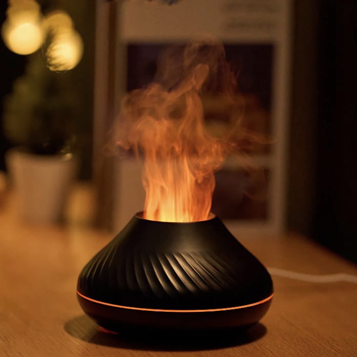 Skanto | Volcano Flame Effect Humidifier and Aroma Diffuser