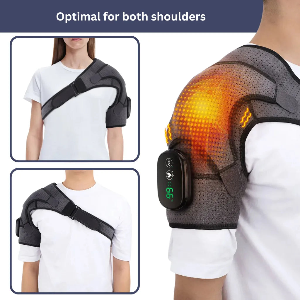 Skanto | Shoulder Massager | Heat Therapy, Adjustable Intensity & Ideal for Muscle Relaxation