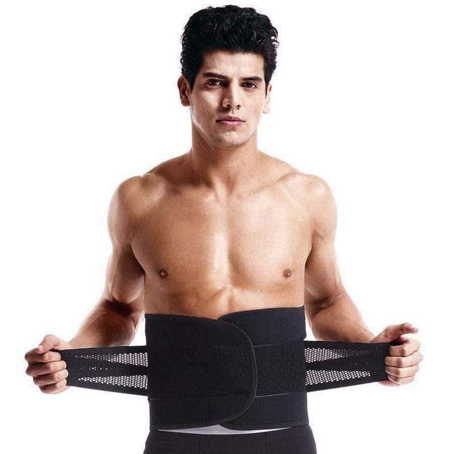 Karnz | Men's Waist Trainer - Burn Belly Fat Slim Sweat Belt
