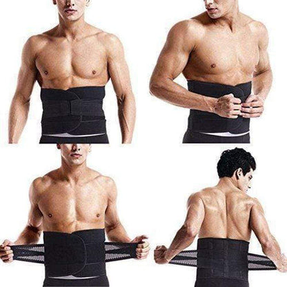 Karnz | Men's Waist Trainer - Burn Belly Fat Slim Sweat Belt