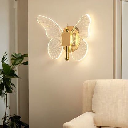 Skanto | FloraVyne LED Wall Lamp – Butterfly-shaped design lamp with 3 light modes, energy-saving and elegant
