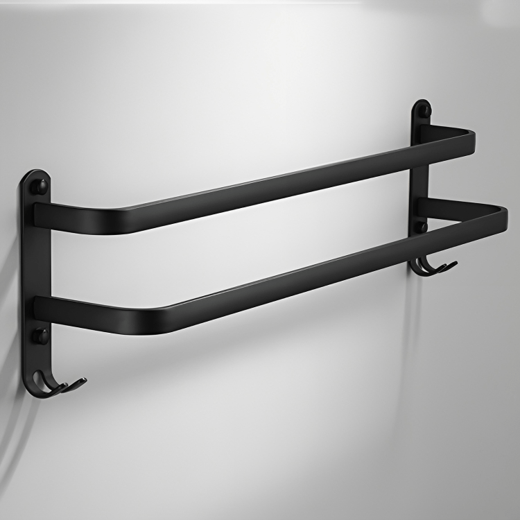 Skanto | Hanging Bathroom Shelf with Practical Towel Holder