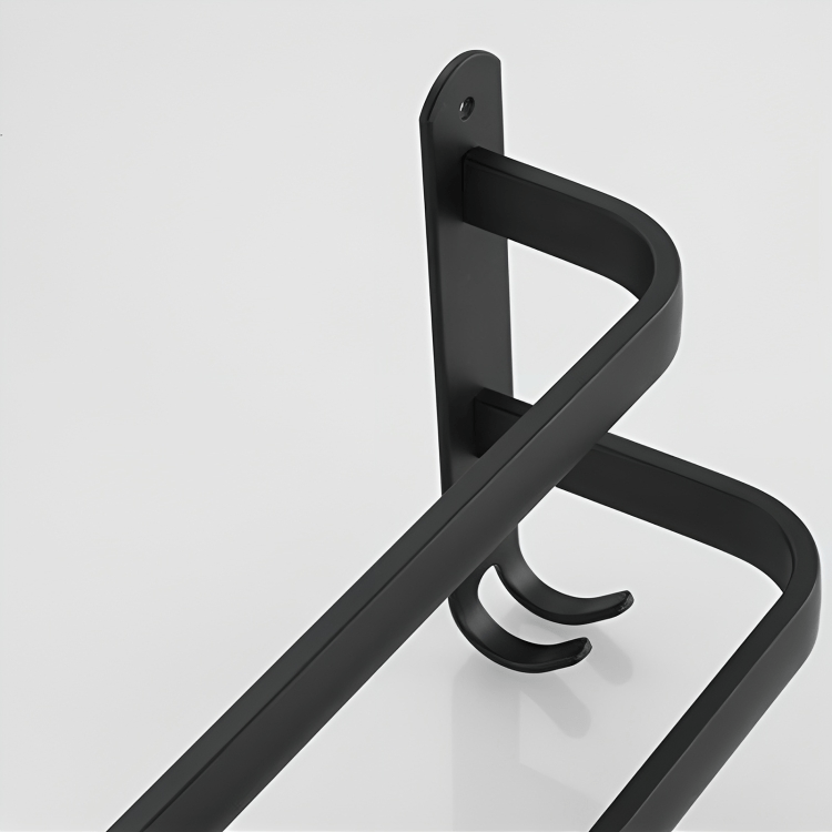 Skanto | Hanging Bathroom Shelf with Practical Towel Holder